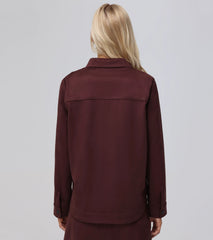 Oversized Faux Suede Shacket - Pre-Loved