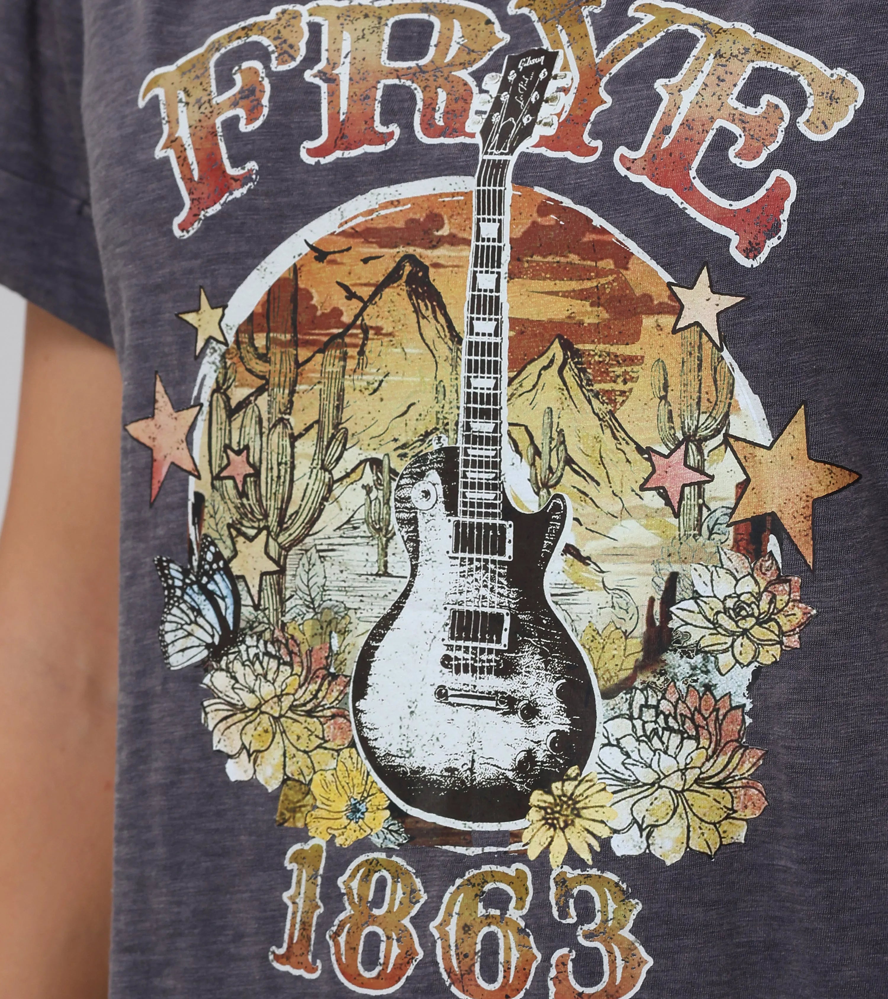 Rolled Cuff Graphic Tee - Pre-Loved