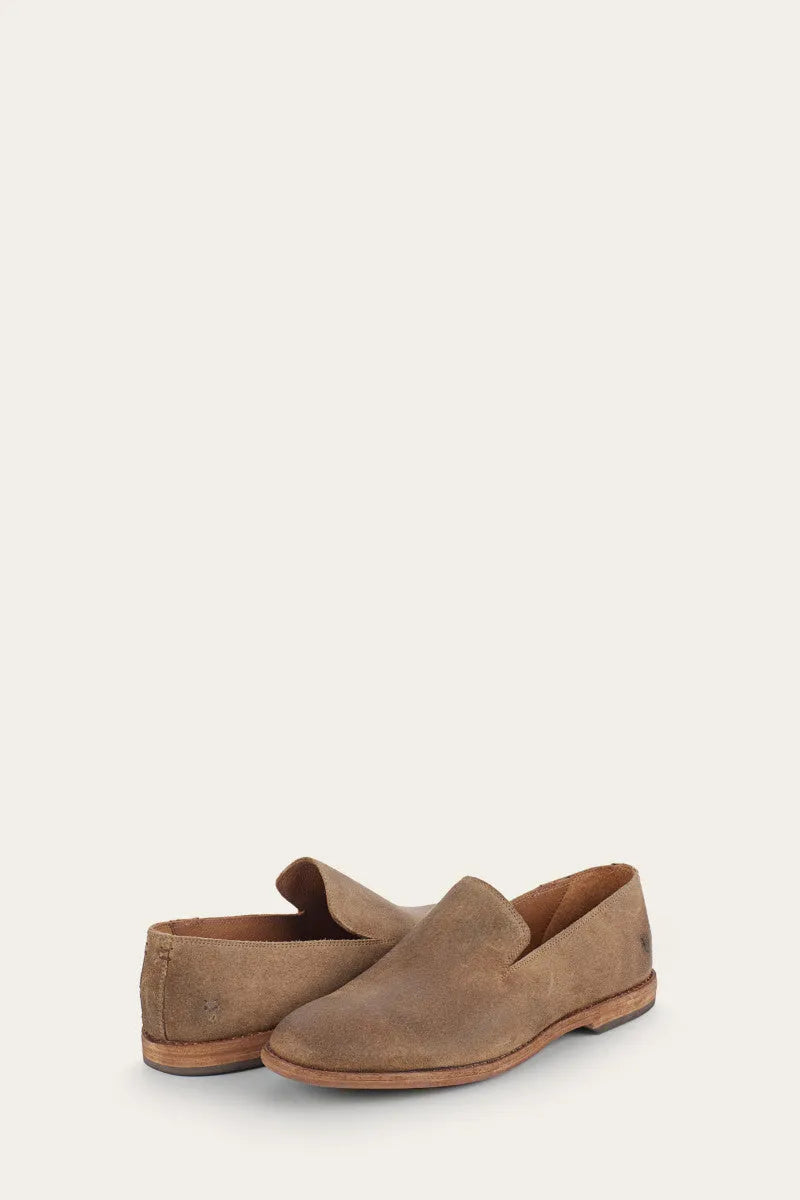 Ash Waxed Suede