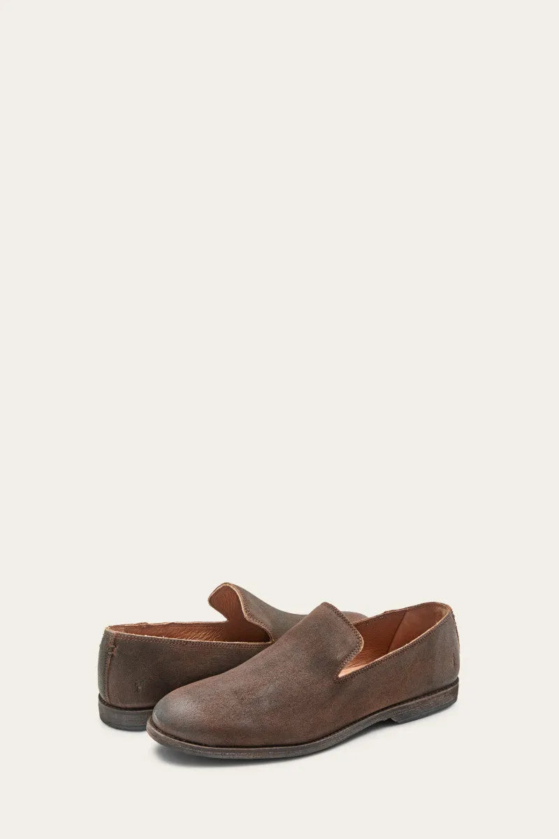 Ash Waxed Suede
