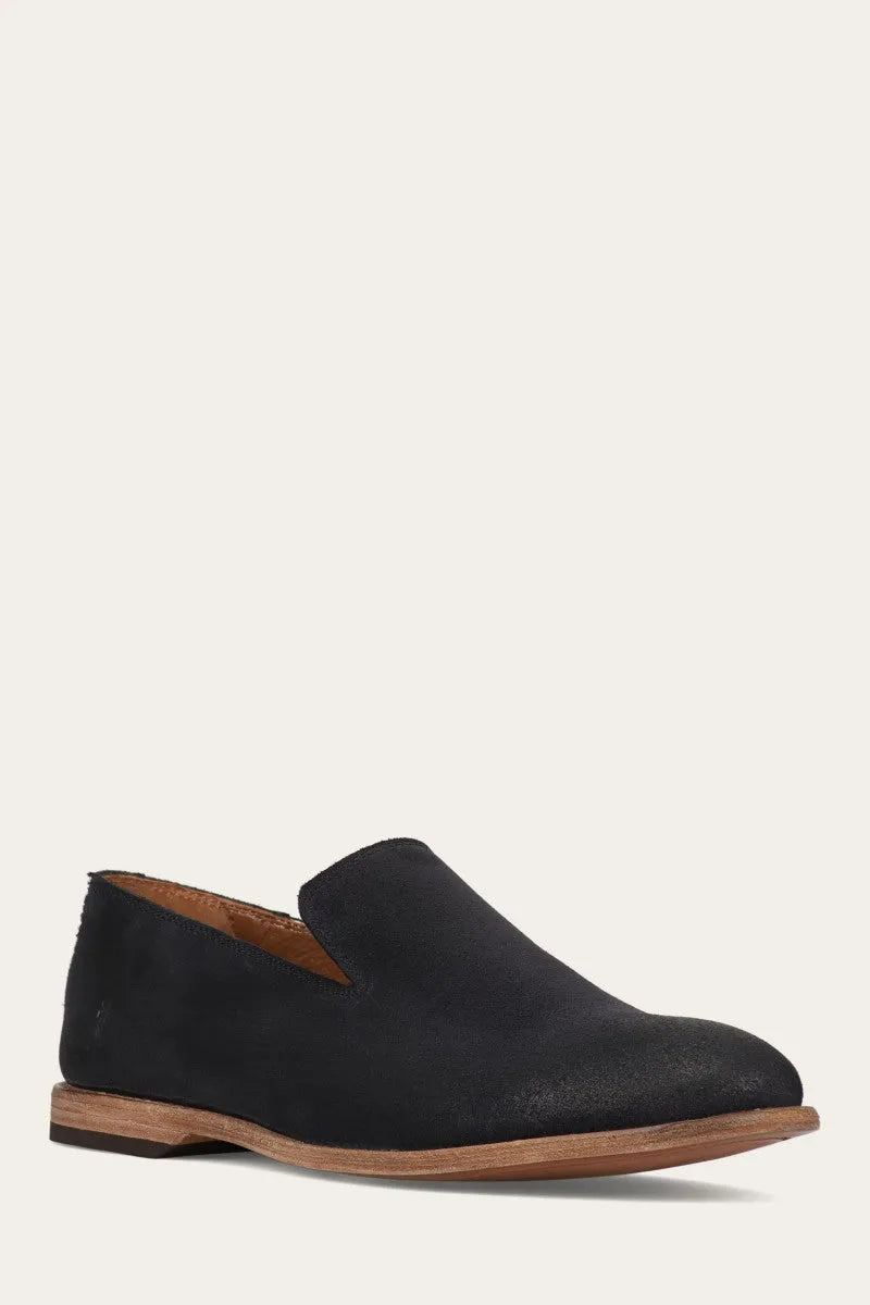Ash Waxed Suede