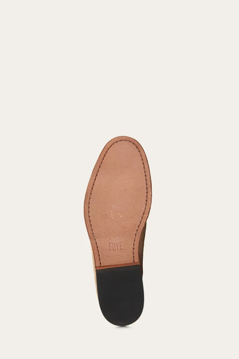 Ash Waxed Suede