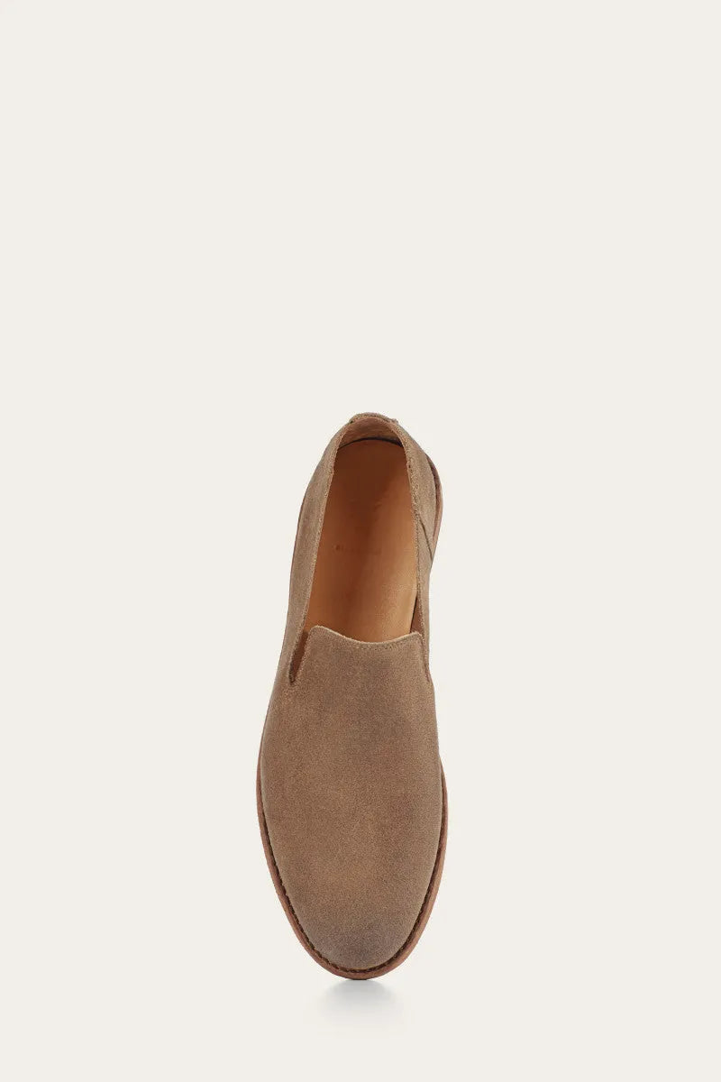 Ash Waxed Suede