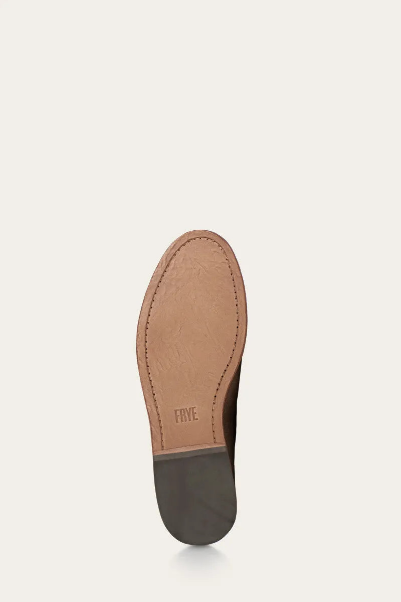 Ash Waxed Suede