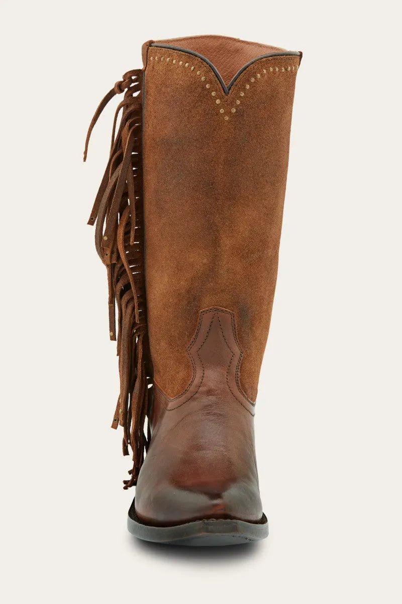 Sacha Tall Fringe Boot - Frye Found