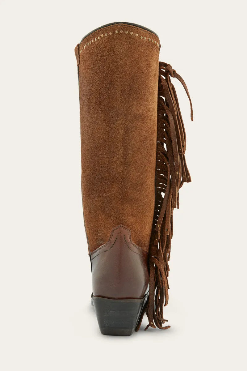 Sacha Tall Fringe Boot - Frye Found