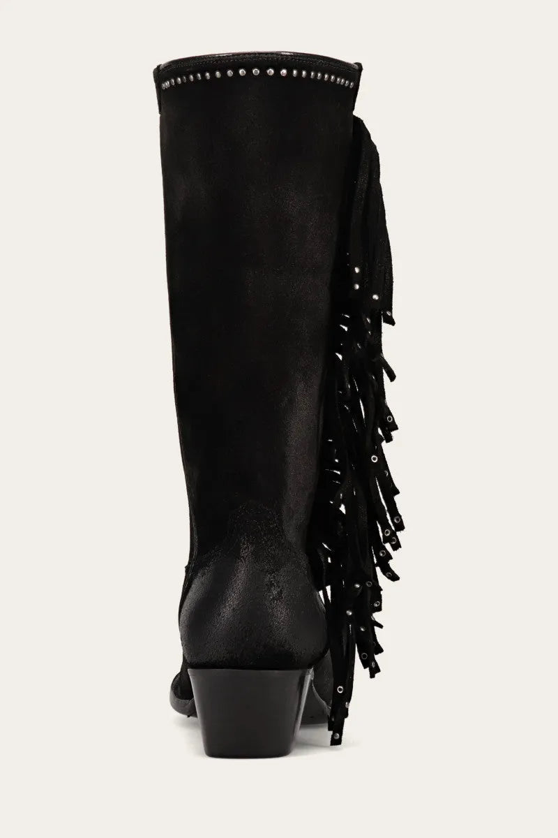 Sacha Tall Fringe Boot - Frye Found